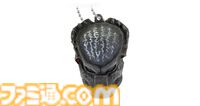 歴代プレデターのマスクのミニチュアマスコットガチャ。4月下旬から発売。1987年公開の1作目、『エイリアンVSプレデター』など11種類