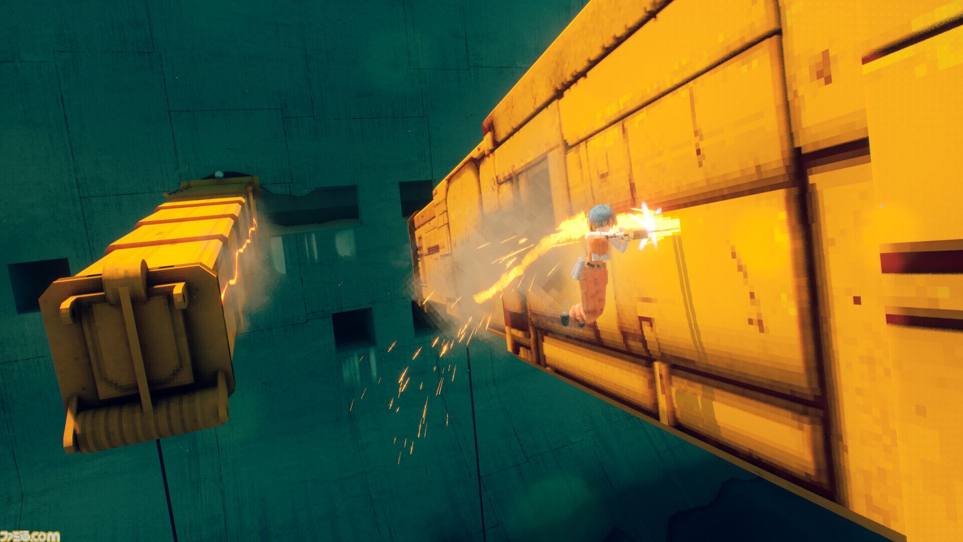 『モータースライス』チェーンソーでロボたちをぶっ壊しまくれ。アニメ調パルクールアクションゲームが5/5にPC、PS5、Xbox向けにリリース