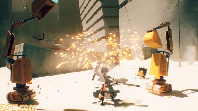 『モータースライス』チェーンソーでロボたちをぶっ壊しまくれ。アニメ調パルクールアクションゲームが5/5にPC、PS5、Xbox向けにリリース