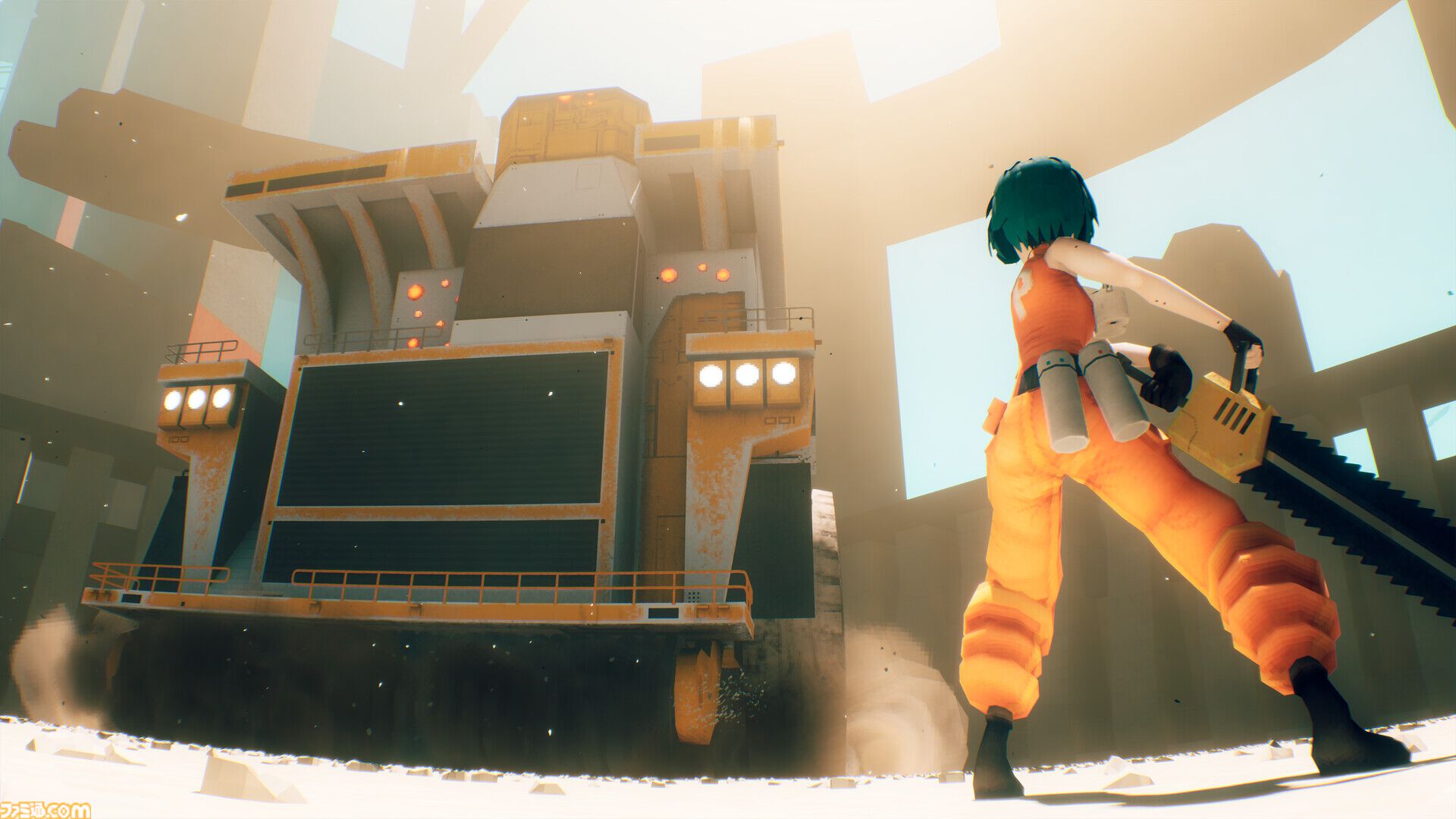 『モータースライス』チェーンソーでロボたちをぶっ壊しまくれ。アニメ調パルクールアクションゲームが5/5にPC、PS5、Xbox向けにリリース