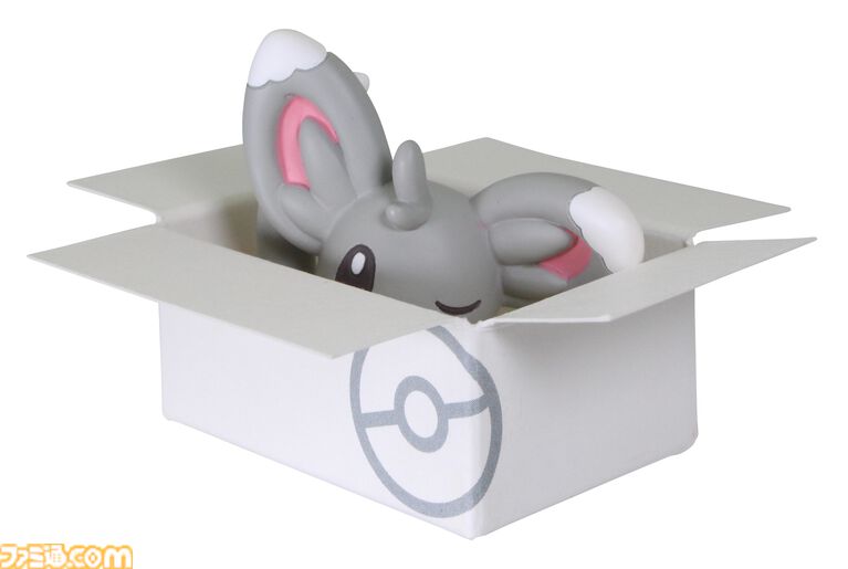 『ポケモン』イーブイ、ワニノコ、チラーミィ、コレクレーのミニフィギュアガチャが5月下旬に発売。箱にかくれる姿がかわいい