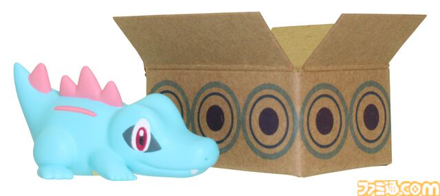 『ポケモン』イーブイ、ワニノコ、チラーミィ、コレクレーのミニフィギュアガチャが5月下旬に発売。箱にかくれる姿がかわいい