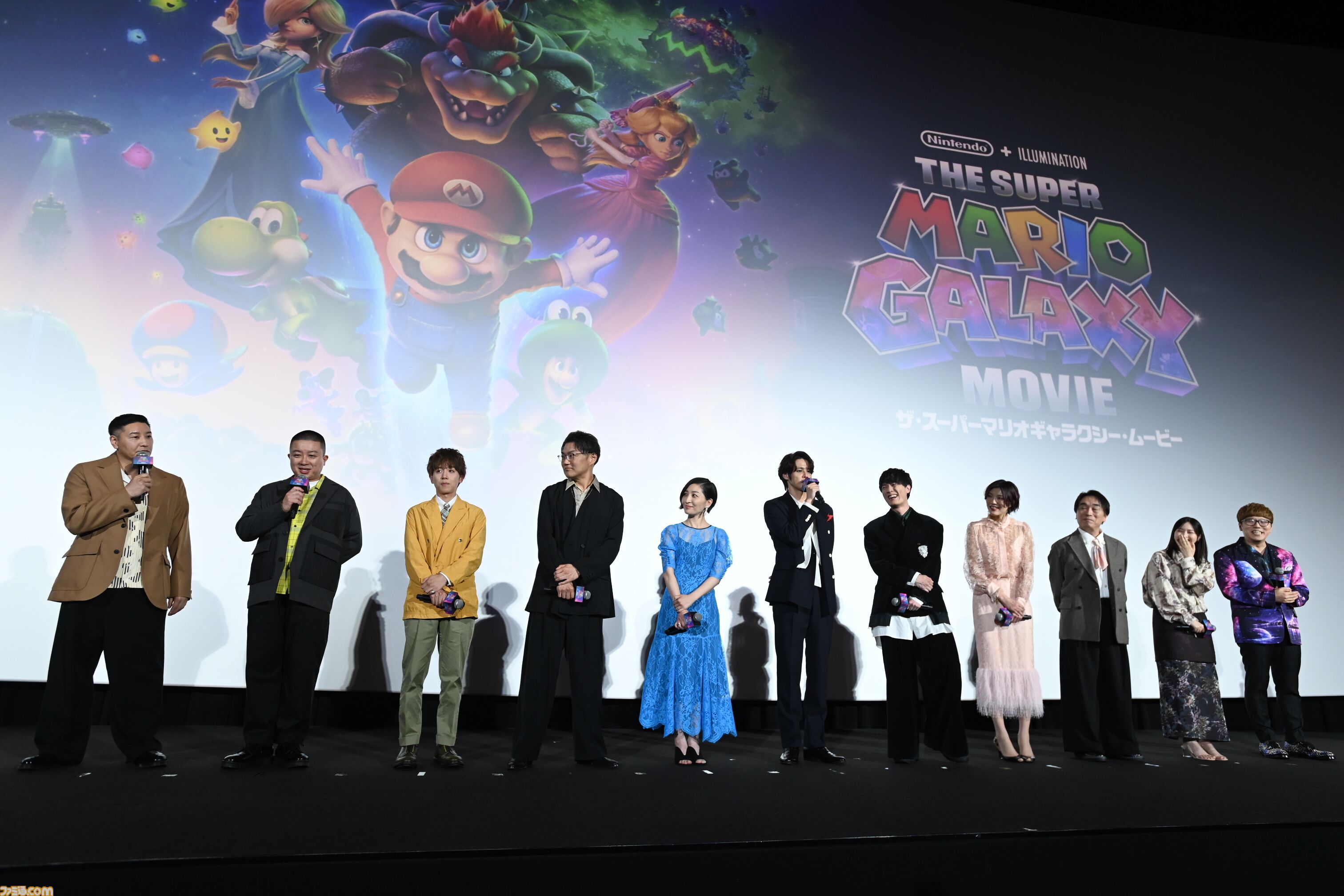宮本茂氏もサプライズで登壇。映画『ザ・スーパーマリオギャラクシー・ムービー』日本語版プレミアム試写会リポート。「頼もしく成長したマリオブラザーズの冒険を楽しんでほしい」（宮野真守さん）
