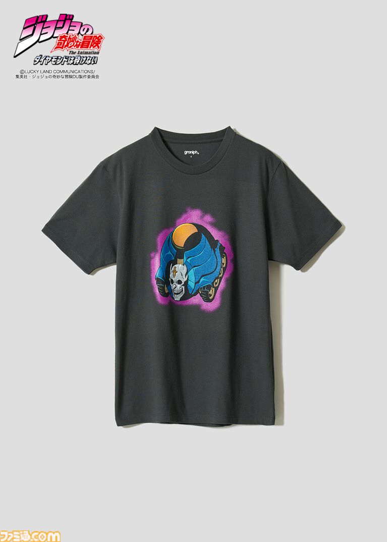 『ジョジョ』とグラニフのコラボアパレルがWeb先行予約開始ですでに売切続出。オインゴ・ボインゴ兄弟の絵本の絵柄のポーチなどが登場。店頭販売は4/28から