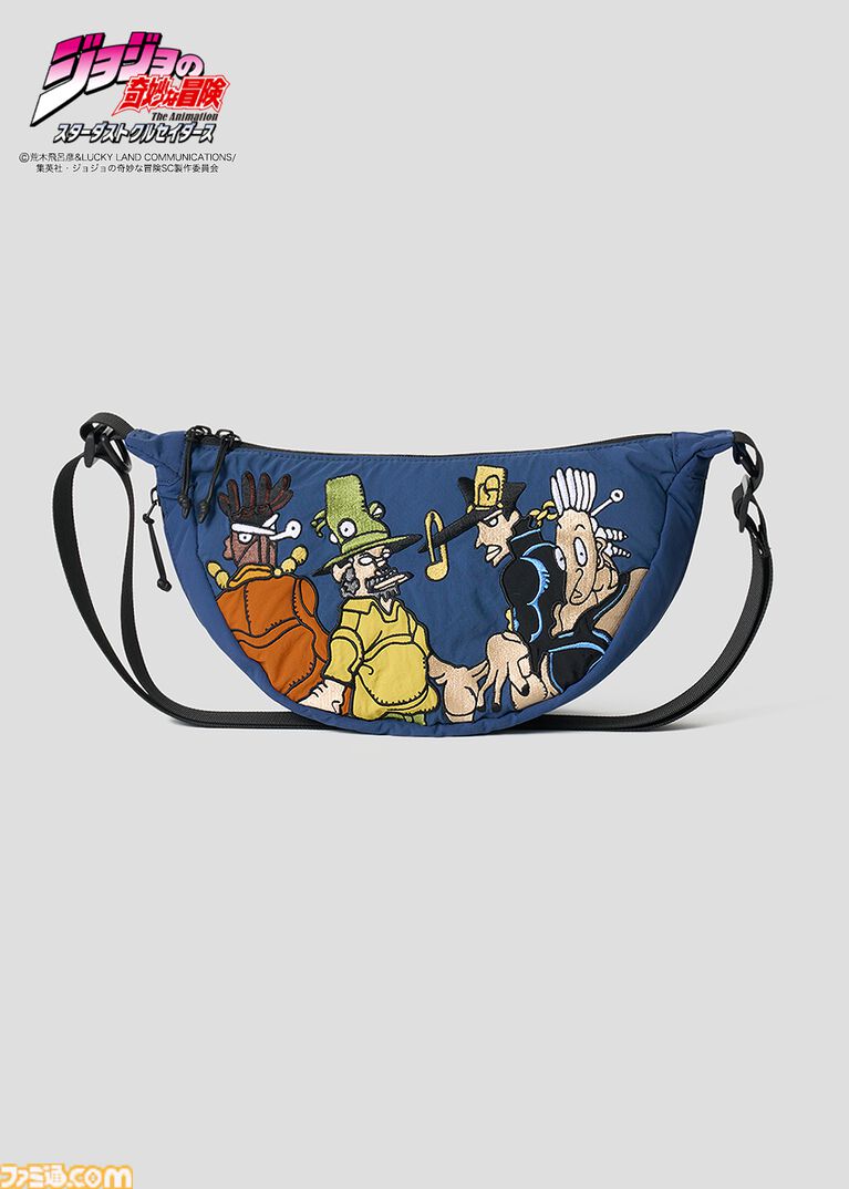 『ジョジョ』とグラニフのコラボアパレルがWeb先行予約開始ですでに売切続出。オインゴ・ボインゴ兄弟の絵本の絵柄のポーチなどが登場。店頭販売は4/28から