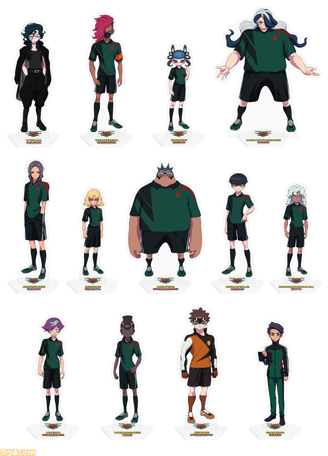 『イナイレ 英雄たちのヴィクトリーロード』全国大会で立ちはだかる強豪・京前嵐山中＆帝国学園の26名が集結、アクスタ第7弾がエビテンで予約開始