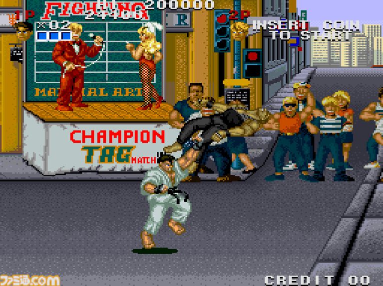 【アケアカ】『ストリートスマート』4月23日配信。最強の喧嘩野郎を目指して全米を駆け抜けるSNKのベルトスクロールアクション。勝者にはギャルの祝福が待っている