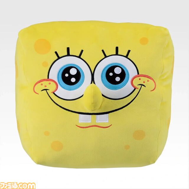 『スポンジ・ボブ』ソフビライトやもちもちクッションなどが当たる一番くじが本日（4/24）発売。集めたくなるキュートなグッズが目白押し