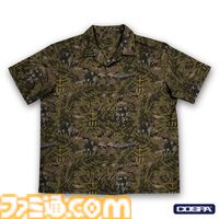 『ガンダム 第08MS小隊』新作アロハシャツが8月上旬に初回生産限定で発売。第08MS小隊のモビルスーツやホバートラックが隠れているデザイン