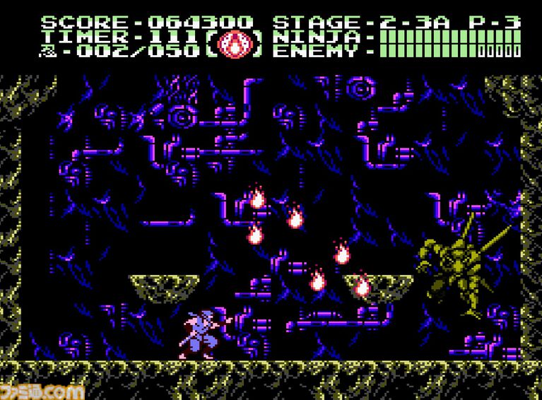 【コンアカ】『忍者龍剣伝III 黄泉の方船』が4月23日より配信。汚名を着せられたリュウ・ハヤブサが真相究明のために刀と忍術で戦う横スクロールアクション