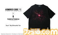 『アーマード・コア6』エアのTシャツが本日（4/23）より発売。赤く弾ける火花のようなビジュアルを大胆に配置