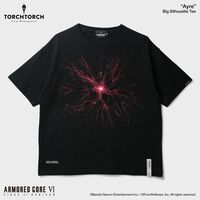 『アーマード・コア6』エアのTシャツが本日（4/23）より発売。赤く弾ける火花のようなビジュアルを大胆に配置