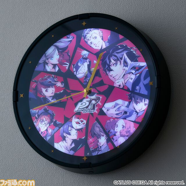 『P5R』珠玉のペルソナサウンドが鳴り響くメロディクロックが発売決定。“Life Will Change”、“星と僕らと”など12曲を収録。総攻撃カットインを組み込んだデザインが美しい