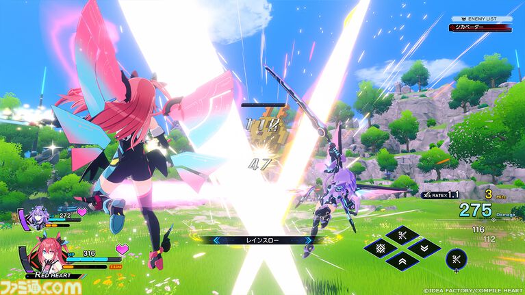 『超新時空ゲイム ネプテューヌ∞』女神候補生やイストワール、アイエフたちのビジュアルがお披露目。バトルは女神化主体の空中戦に