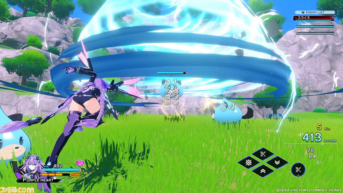 『超新時空ゲイム ネプテューヌ∞』女神候補生やイストワール、アイエフたちのビジュアルがお披露目。バトルは女神化主体の空中戦に