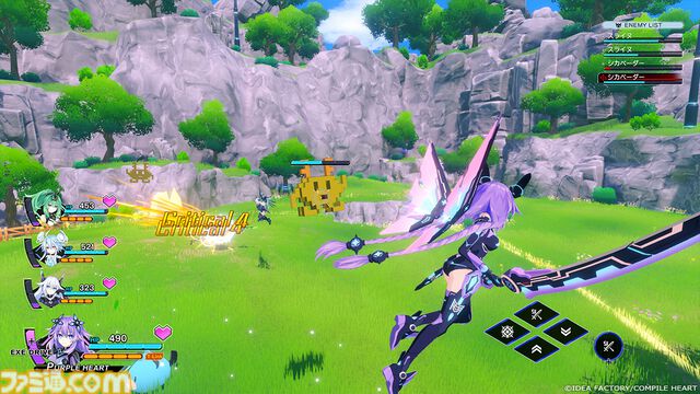 『超新時空ゲイム ネプテューヌ∞』女神候補生やイストワール、アイエフたちのビジュアルがお披露目。バトルは女神化主体の空中戦に