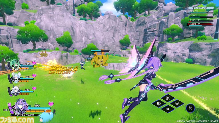 『超新時空ゲイム ネプテューヌ∞』女神候補生やイストワール、アイエフたちのビジュアルがお披露目。バトルは女神化主体の空中戦に