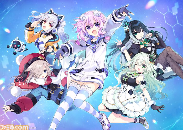 『超新時空ゲイム ネプテューヌ∞』女神候補生やイストワール、アイエフたちのビジュアルがお披露目。バトルは女神化主体の空中戦に