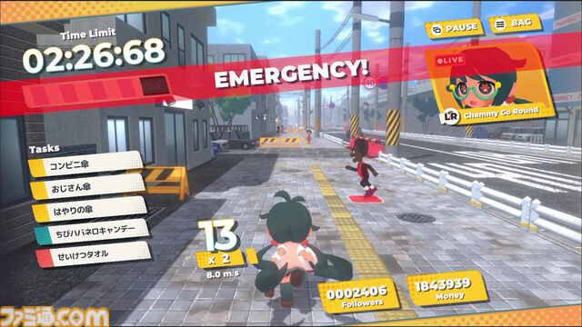 『ふまんぐーる』遅刻すると死んじゃう女の子がノンストップで走る通学アクションのSteamストアページが公開。ストレスが溜まるとバケモノが出てきちゃう!?