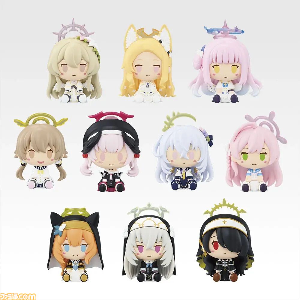 ブルーアーカイブ　一番くじ　ちょこのっこ　６点　まとめ売り　ミカ　ヒフミ　アズサ ブルアカ』一番くじが4月25日発売。ペロロぬいを抱えるヒフミ