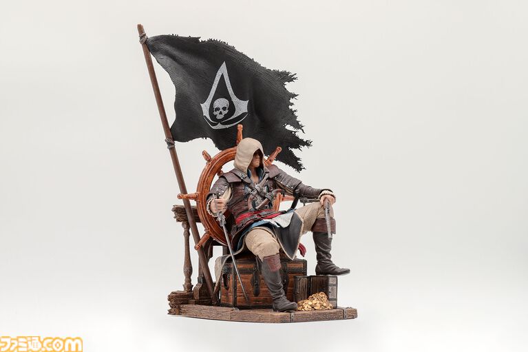 『アサシン クリード4』リメイクの公式コレクターズエディション（PS5）が登場。エドワードのフィギュアが激シブ！