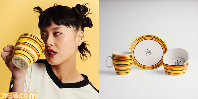 『ポケモン』イッタラとコラボしたマグカップ、ボウル、プレートが登場。ピカチュウカラーのストライブに、ワンポイントイラストがキュート
