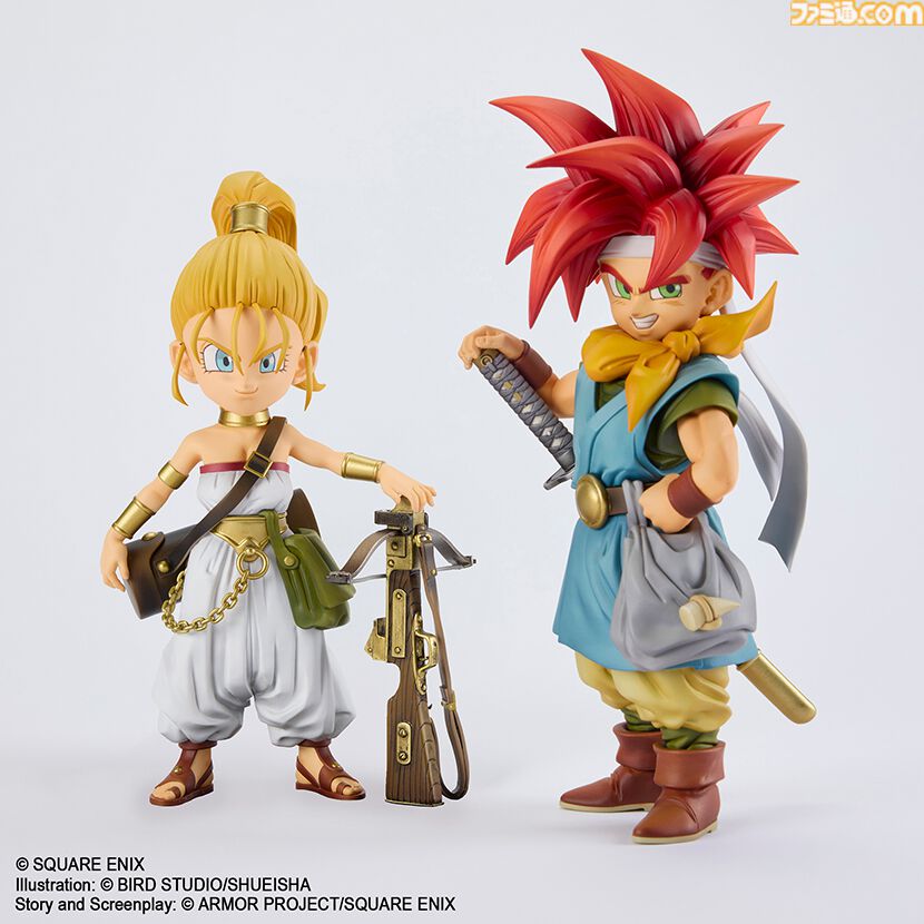 クロノトリガー　フォーメーションアーツ　クロノとマール　輝くペンダント クロノ・トリガー』クロノとマールがパッケージイラストの姿で
