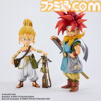 『クロノ・トリガー』クロノとマールがパッケージイラストの姿でフィギュア化。武器や表情はもちろんパッケージではわからない背後の姿もバッチリ表現