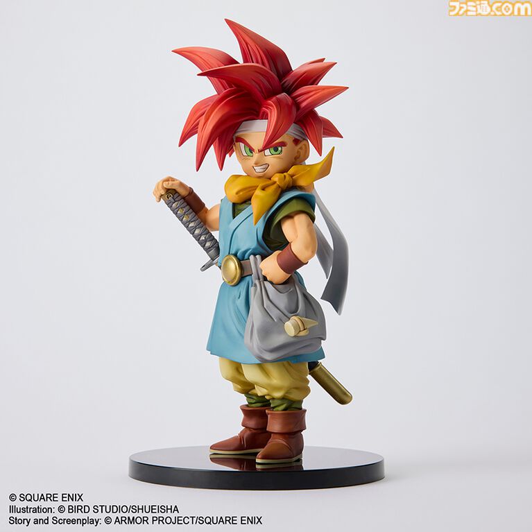 『クロノ・トリガー』クロノとマールがパッケージイラストの姿でフィギュア化。武器や表情はもちろんパッケージではわからない背後の姿もバッチリ表現
