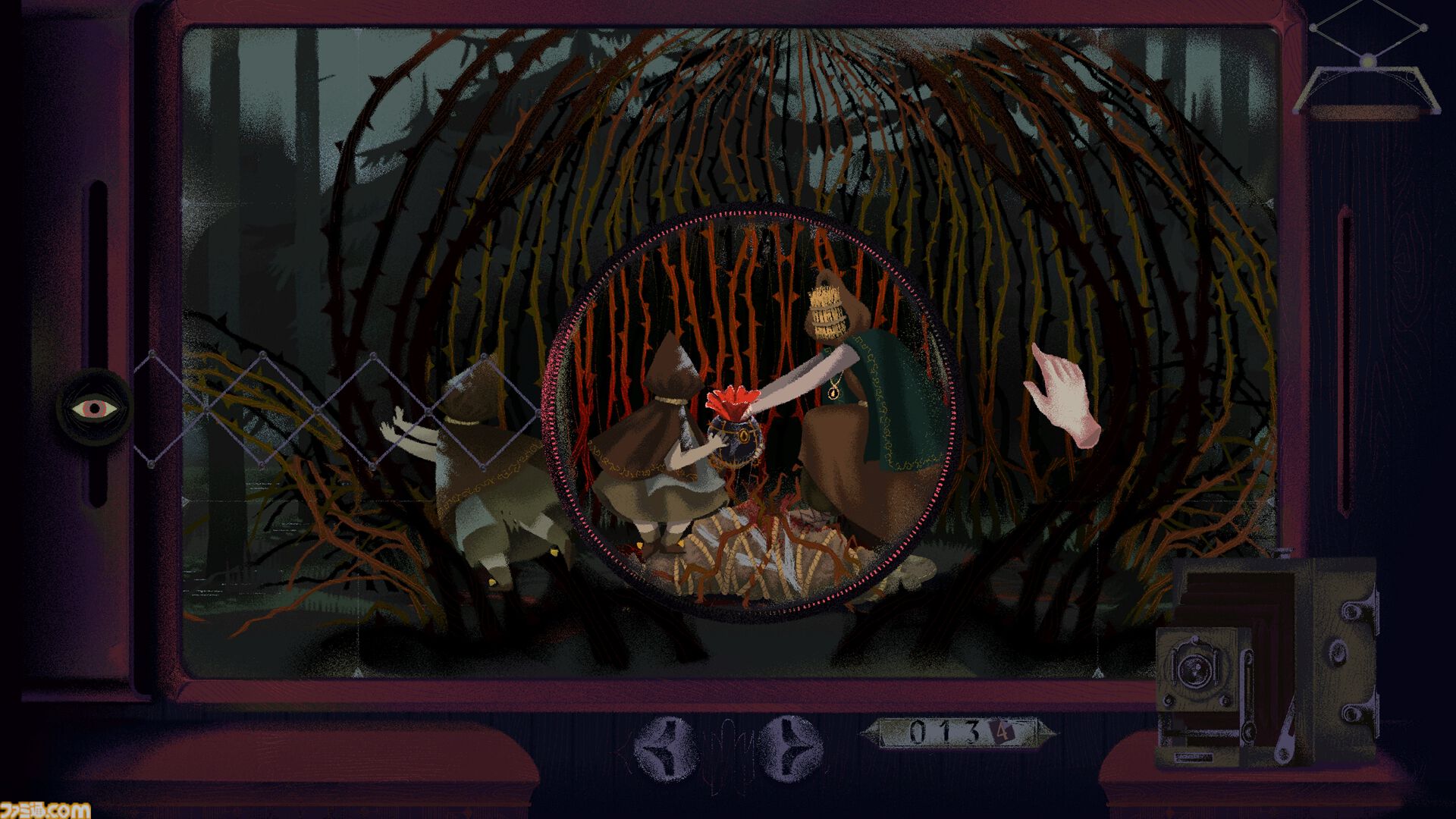 『Inkblood』不穏に満ちた怪事件を調査するオカルト探偵アドベンチャー、プレイテストが開始。秘密結社・仮面のカーニバル・キノコ人間など怪しいものだらけ