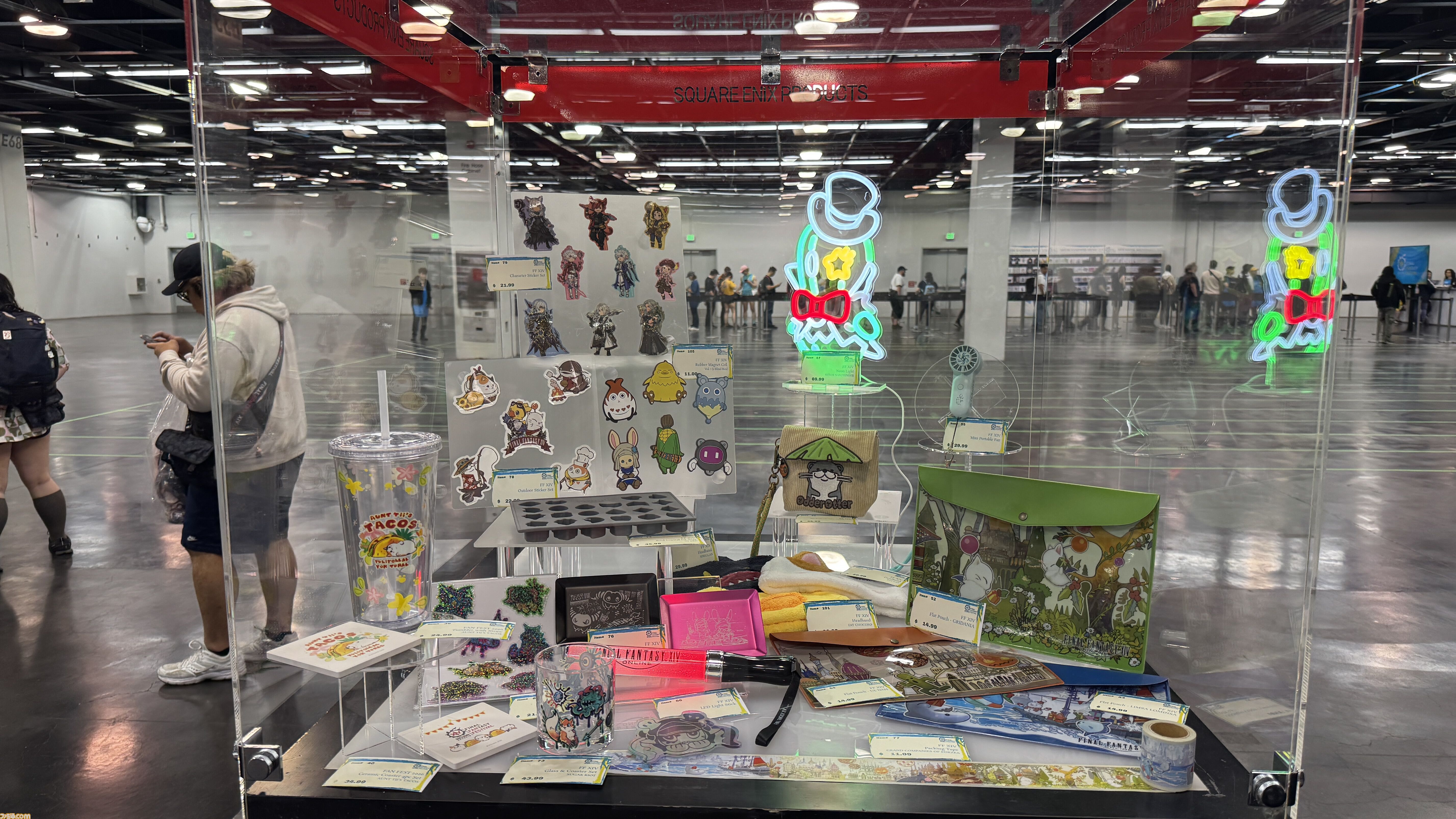 【FF14】北米ファンフェス2026 Day0リポート。すでにヒカセンが溢れるお祭り前日はギフトショップでグッズ購入できちゃう。会場近くのコラボJollibeeは驚異の2時間待ち！