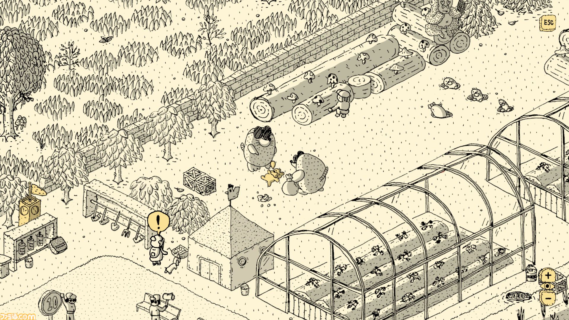 『Finding Polka』“犬を探す”ウォーキングシミュの体験版が配信開始。ボールペンで描かれた温かみのある世界では、ユーモアと遊び心あふれる出会いが待っている