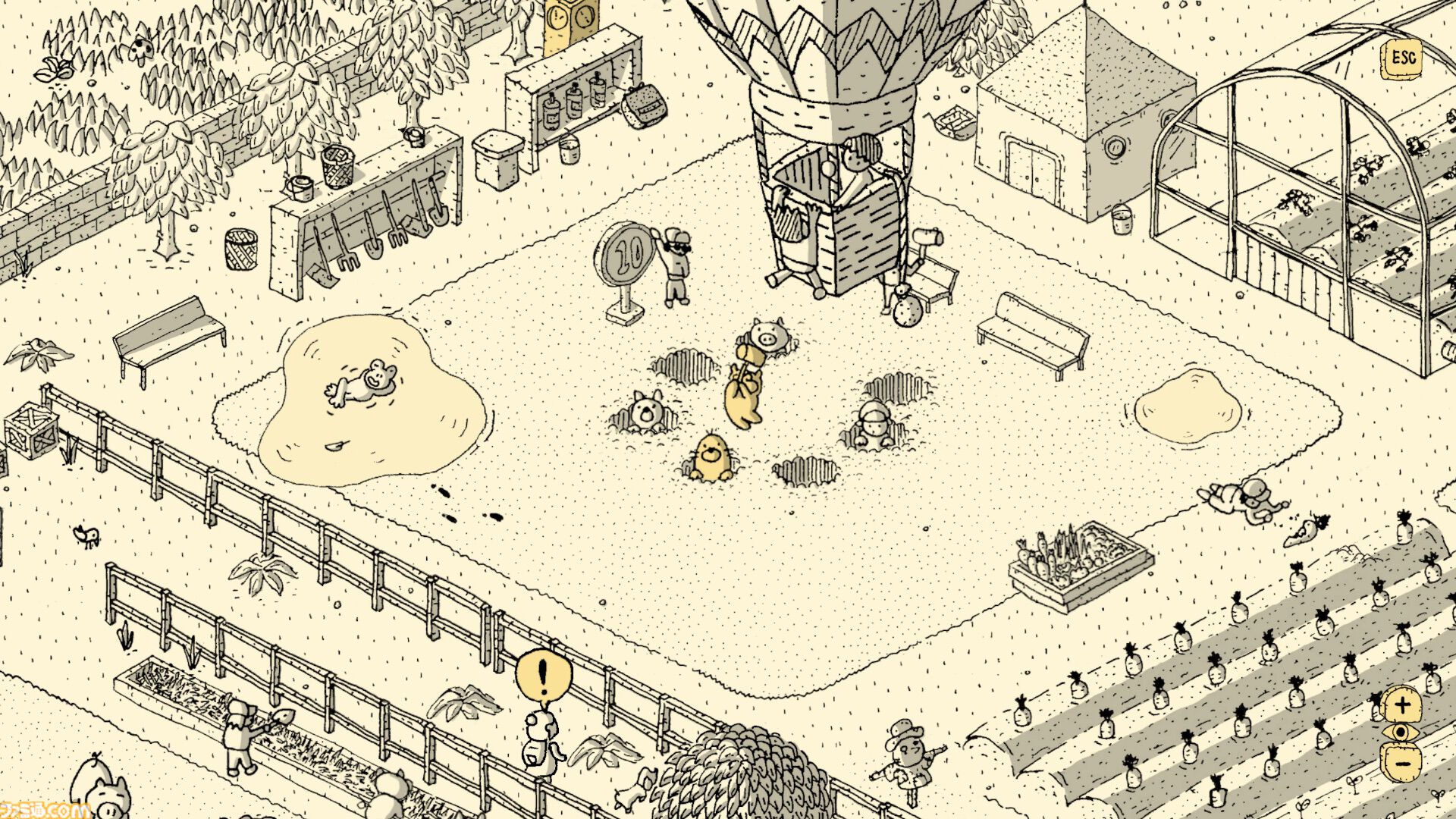 『Finding Polka』“犬を探す”ウォーキングシミュの体験版が配信開始。ボールペンで描かれた温かみのある世界では、ユーモアと遊び心あふれる出会いが待っている