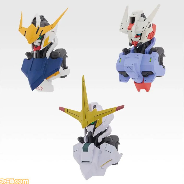 【ガンダム】一番くじ『鉄血のオルフェンズ』が本日（4/25）発売。メカニックデザインを務めた鷲尾氏アレンジカラーVer.のバルバトス胸像がラストワン賞に