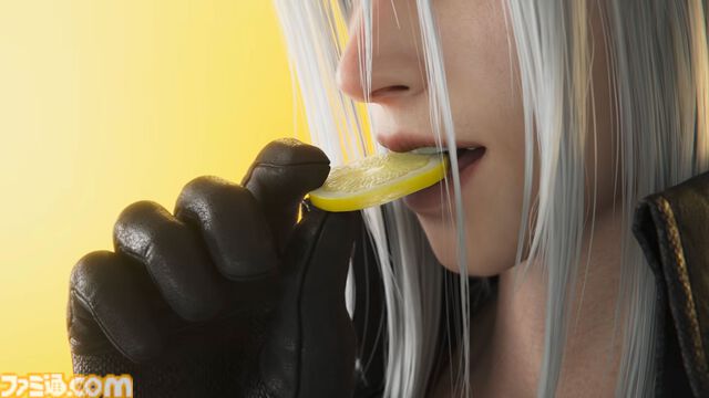 『FF7 リバース』セフィロスがお酒を飲む。アサヒビールの『未来のレモンサワー』とのコラボ映像が公開