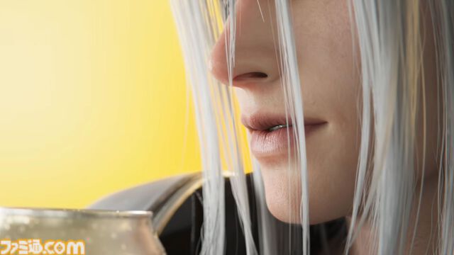 『FF7 リバース』セフィロスがお酒を飲む。アサヒビールの『未来のレモンサワー』とのコラボ映像が公開