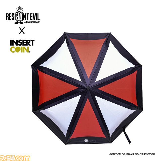 『バイオハザード』アンブレラ社のアンブレラ（折りたたみ傘）が発売。傘を開くといつものロゴマークが現れるアンブレラ社のアンブレラ