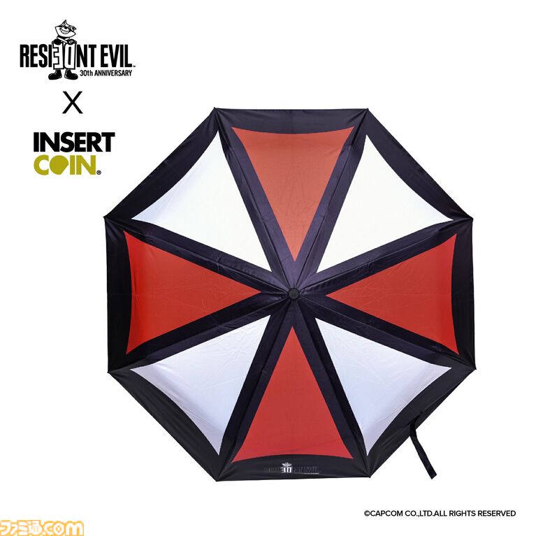 『バイオハザード』アンブレラ社のアンブレラ（折りたたみ傘）が発売。傘を開くといつものロゴマークが現れるアンブレラ社のアンブレラ
