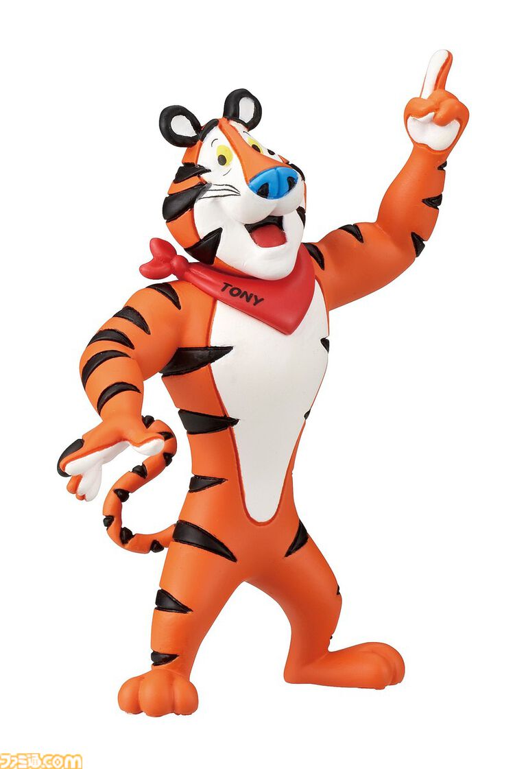 パッケージから飛び出した！ “ケロッグ”のトニー・ザ・タイガー、ココくん、コニー、メルビンが手のひらサイズのフィギュアになって発売中