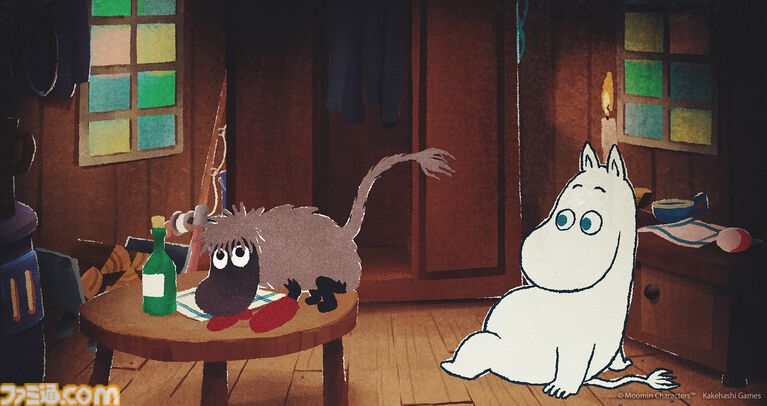 『ムーミントロール︓冬のぬくもり』冬眠中に目覚めちゃったムーミンの冒険パズルアドベンチャーが配信。小説『ムーミン⾕の冬』を基にした物語