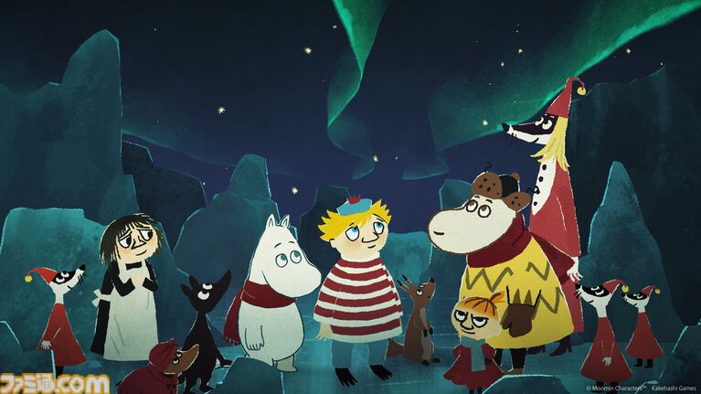 『ムーミントロール︓冬のぬくもり』冬眠中に目覚めちゃったムーミンの冒険パズルアドベンチャーが配信。小説『ムーミン⾕の冬』を基にした物語