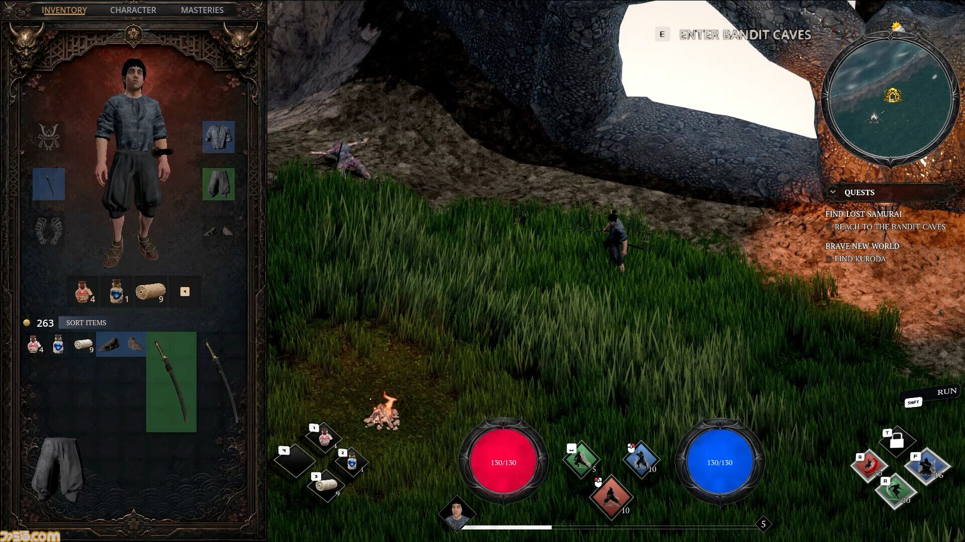 『Ashikai』侍をビルドして妖怪たちを薙ぎ払い、迷宮を斬り抜けるダークファンタジーアクションRPG。Steamページ公開＆ウィッシュリスト受付開始