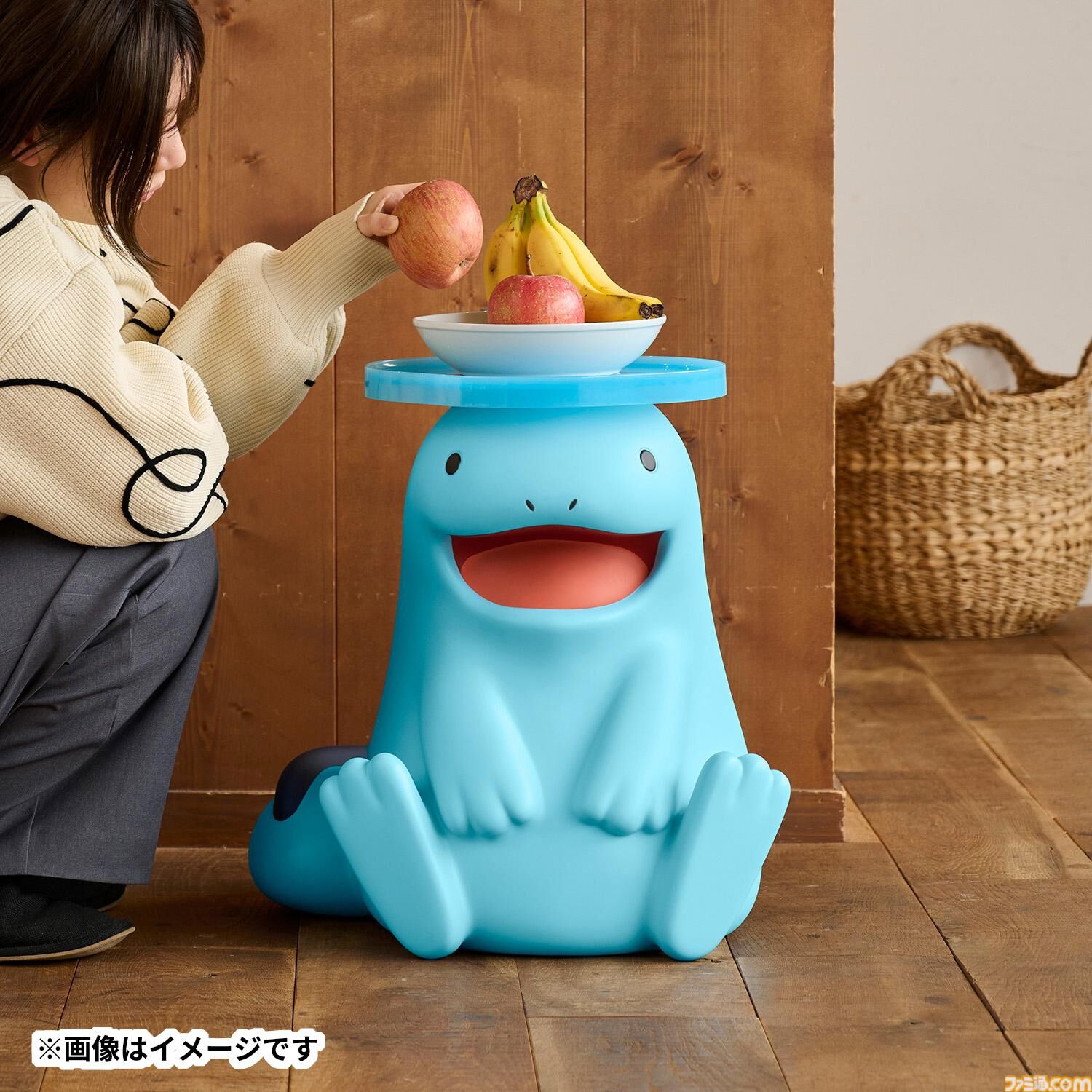 『ポケモン』ヌオーのミニテーブルが登場。ヌオーが水の中にいる様子をイメージ。ポケモンセンターオンラインで5月14日受注開始