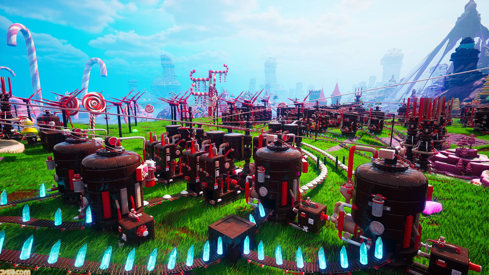 チョコレート工場建設ゲーム『Chocolate Factory』オープンワールドのお菓子な世界で夢のようなひと時を。Steamで6月18日に発売