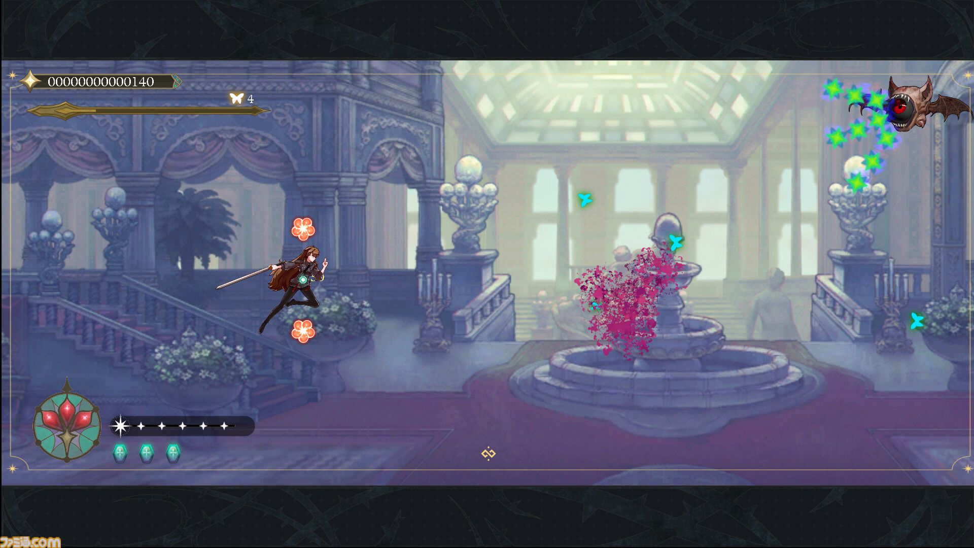 『食魂徒: Blue Pieta』韓国インディー開発が手がける横スク弾幕シューティング。ヴァンパイアハンターと見習い死神が踏み込む謎の都市が明らかに