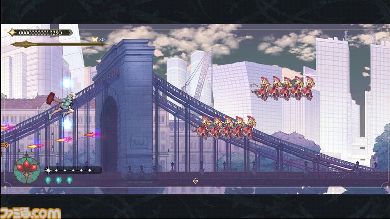 『食魂徒: Blue Pieta』韓国インディー開発が手がける横スク弾幕シューティング。ヴァンパイアハンターと見習い死神が踏み込む謎の都市が明らかに