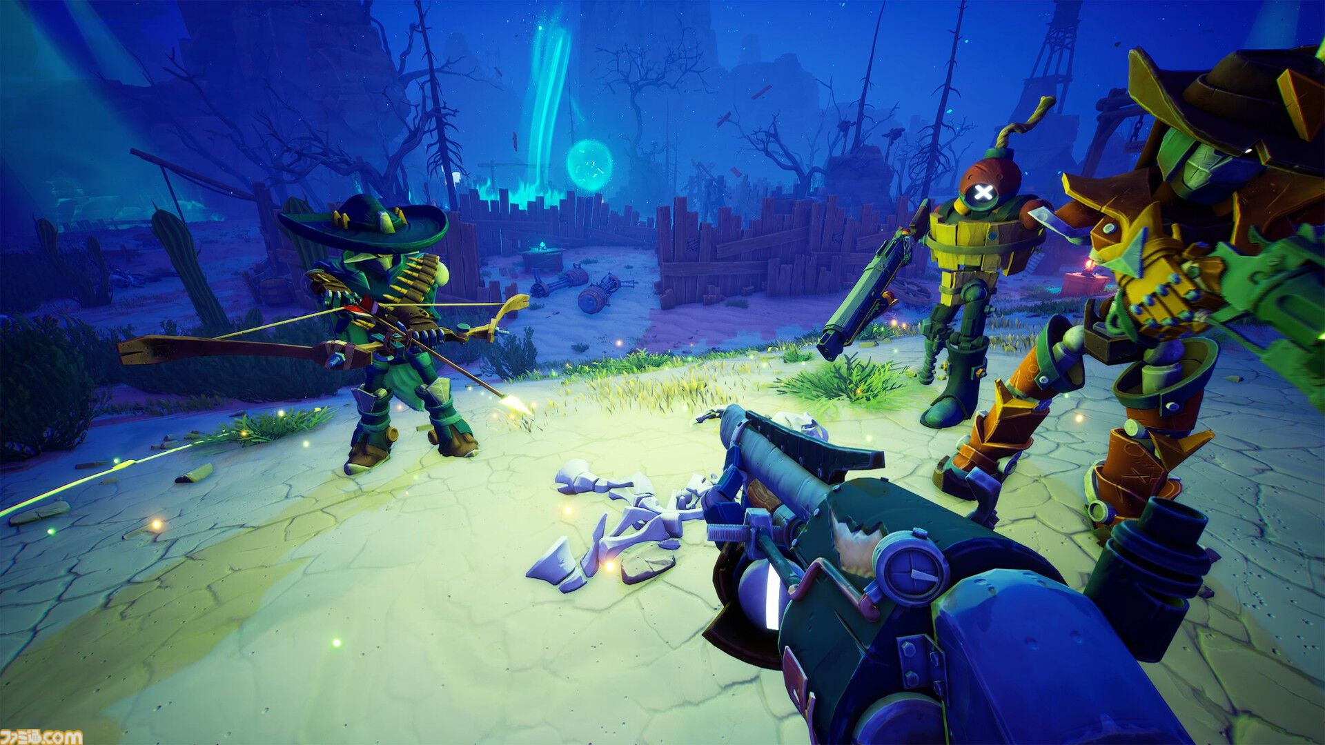 『Far Far West』ロボットカウボーイが武器と呪文で敵を撃退するFPSシューターが4/28に早期アクセスを開始。シブい西部劇かと思いきや意外とファンタジーな世界観