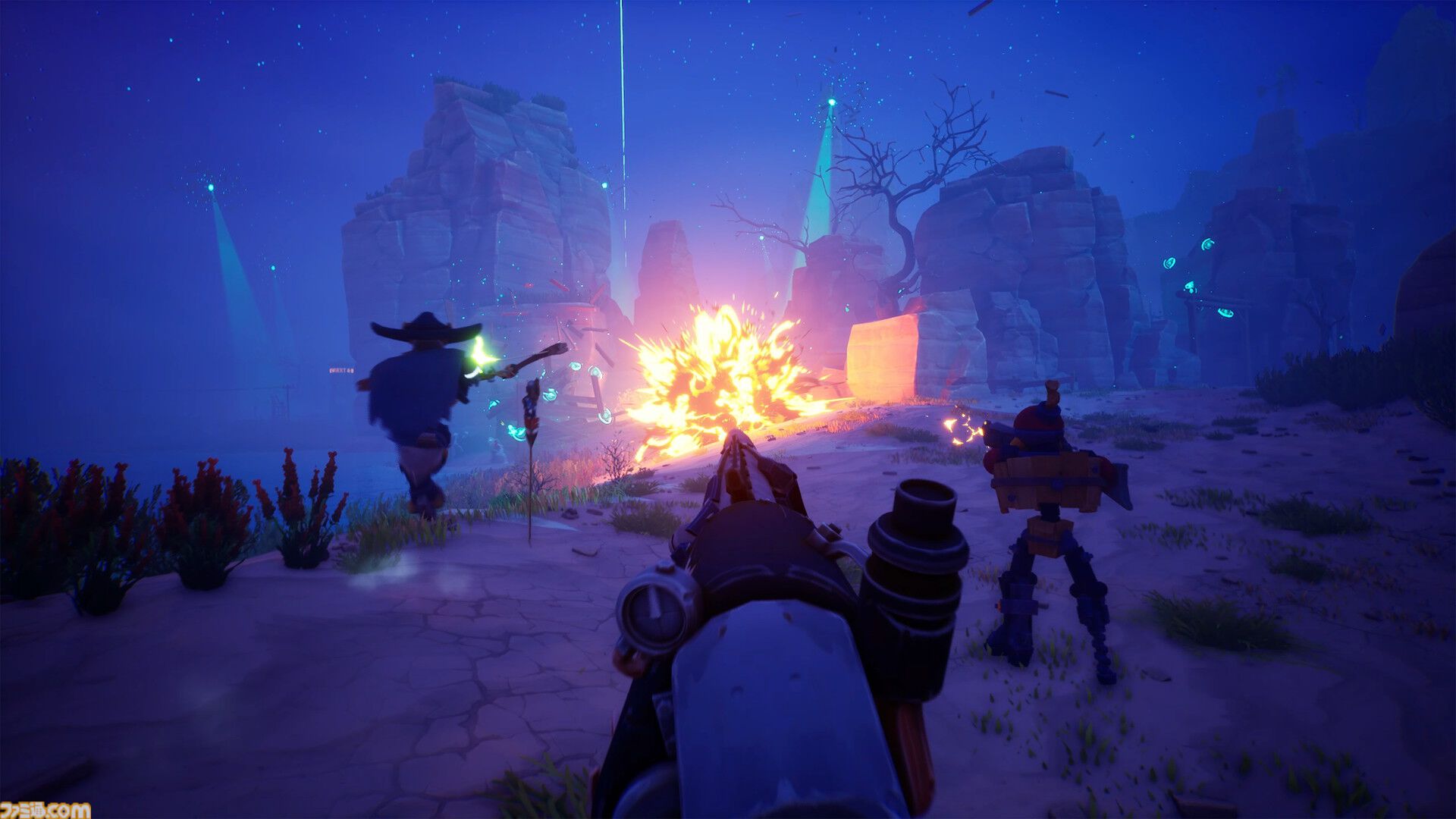 『Far Far West』ロボットカウボーイが武器と呪文で敵を撃退するFPSシューターが4/28に早期アクセスを開始。シブい西部劇かと思いきや意外とファンタジーな世界観