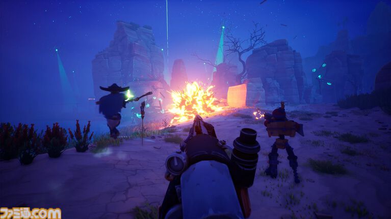 『Far Far West』ロボットカウボーイが武器と呪文で敵を撃退するFPSシューターが4/28に早期アクセスを開始。シブい西部劇かと思いきや意外とファンタジーな世界観