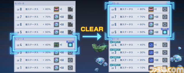 【Gジェネエターナル】強敵襲来“グロムリン”が4/30に開催。チャレンジバトルがまとめてクリアできる機能が追加